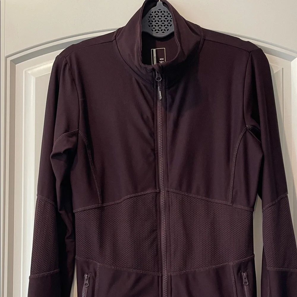 Mondetta Women's Plum Zip Up‎ Athletic Jacket Medium